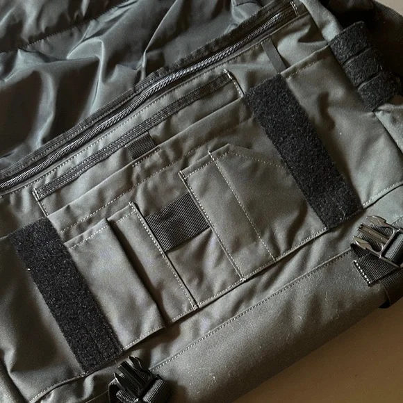 5.11 Tactical Black and Gray Messenger Bag - Picture 5 of 6